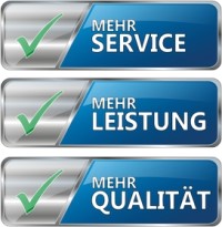 Leistung, Qualität,Service